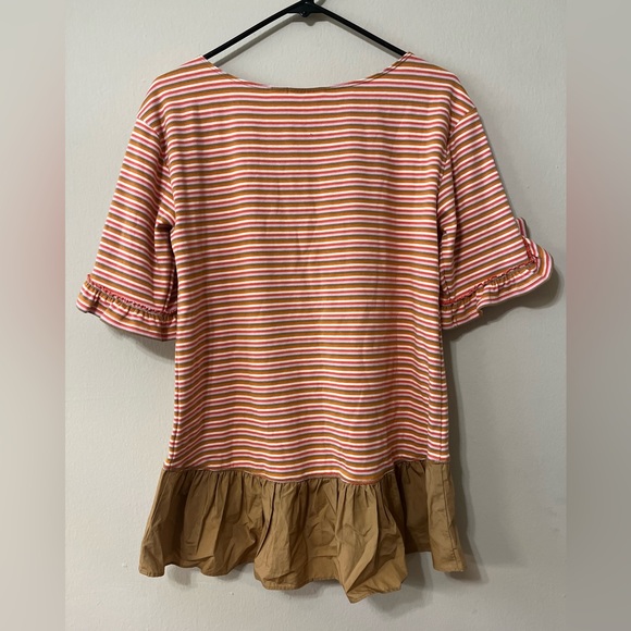 Maeve by Anthropology Stripped Blouse Size M - Picture 4 of 6
